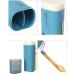 Skyr Toothbrush Storage Box & Travel Washing Cup - Creative Pink Caricature for Kids - Buy Online on GoSupps.com