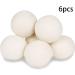 Reuseable Wool Dryer Balls of Natural Wool Soft Eco Dryer Balls Anti Static Laundry Dryer Balls 6 PCS Stylish and Popular Fashion - Buy Online on GoSupps.com