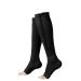 LADDA 2 Pairs Compression Socks with Zipper Compression Socks with Zipper Protection for Skin Protection Black XL