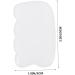 4 Pieces Healeeved Jade Gua Sha Massage Tools for Full Body & Facial Scraping - White 9x5cm - Buy Online on GoSupps.com