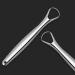 Premium Stainless Steel Tongue Scraper - Reusable Hygiene Cleaning Tool for Fresh Breath | Metal Care for Adults & Children - Buy Online on GoSupps.com