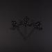 Handmade Black Rhinestone Wedding Hair Pins - Bridal Hair Accessories (3pcs) - Buy Online on GoSupps.com