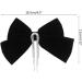AJTUTUS Delicate Style Bowknot Shape Hair Clip Ponytail Decors Winter Headwear Female Hairpin with - Buy Online on GoSupps.com