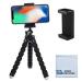 Acuvar 6.5 inch Flexible Tripod with Universal Mount for All Smartphones & an eCostConnection Microfiber Cloth Tripod + Smartphone Mount