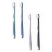 Frcolor 4 pieces of soft toothbrush for adults home toothbrush fur toothbrush toothbrushes for adults portable toothbrushes tooth cleaning flexible toothbrush