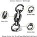 GERUITE High Strength Ball Bearing Swivels, 20 Pack Size 0 (31lb) - Corrosion Resistant Fishing Swivels for Saltwater & Freshwater Fishing - Buy Online on GoSupps.com