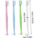 Buy Minkissy 4-Piece Double-Sided Conical Toothbrush Set - Travel-Friendly Manual Cleaning Brushes for Home Use - Buy Online on GoSupps.com