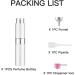 TOUREAL 8ML Aluminum Perfume Atomizer - Refillable Travel Bottle for Men & Women - Sleek Silver Design - Buy Online on GoSupps.com