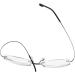 Super Light Titanium Rimless Reading Glasses for Men & Women - Black/Silver +2.50 | Stylish & Comfortable Reading Aid - Buy Online on GoSupps.com