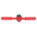 5pcs Kids Cartoon 14 * 1.4cm Adjustable Extension Strap Buckle Ears Protectors Hook Ear Saver Grips Wearing Clips(Red)