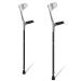 Cane Forearm Crutches Ergonomic Handle with Comfy Grip - High Density Sturdy Aluminum Heavy Duty for Standard and Tall Adults 2 units Selfless dedication
