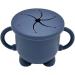 Sippy Cup Toddler Water Bottle Snack Cups with Straw Navy - Toddler Sippy Cup for Easy Drinking - Buy Online on GoSupps.com