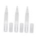 Didiseaon 3pcs Plaster Cosmetics Pens Transparent Rotating Pen Makeup Pen Double Eyelid Packaging Material