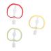 Toyvian 3pcs Teether Tooth Brush for Kids Toddler Tooth Brush Baby Toothbrushes Infant Bite Toy Molar Toys Baby Molar Toys Infant Molar Toys Silica Gel Anti-Eating Hands Grinder Newborn