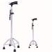 Aluminum Alloy Old Man Crutches LED Lamp Four Feet Multi-Purpose Elderly Crutches Ergonomic Cane Non-Slip Forearm Crutches Metal Cane Adjustable Walker Everything is fine - Buy Online on GoSupps.com
