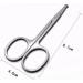 Professional Facial Hair Scissors Solid Stainless Steel Scissors Round Safety Scissors for Eyebrows Eyelashes Nose HairStainless Steel Scissors - Buy Online on GoSupps.com