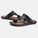 Creev Men's Real Leather Fashion Flip Flops - Trendy Anti-Slip & Classic Massage Beach Slippers (Size 6 Code B 9.5) - International Shipping Available - Buy Online on GoSupps.com