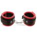Adam & Eve Scarlet Couture Bondage Cuffs - Red/Black | Luxe BDSM Accessories - Buy Online on GoSupps.com