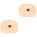 Ipetboom 2pcs Makeup Practice Skin Eyeshadow Fake Skin for Training Reusable Silicone Skin Washable Eye Plate