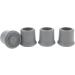 4 Pieces Trekking Pole Caps Walking Stick Ferrules Non-slip Foot Cover - Gray 22mm - Buy Online on GoSupps.com