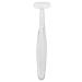 Silicone Portable Tongue Brush Cleaner Oral Care White Transparent Ergonomic Handle for Tongue Cleaning