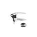 Le Creuset Lever Corkscrew and Foil Cutter Wine Accessory Gift Set For All Cork Types LM-250 Satin Chrome 49005000000100 Lm250 Silver