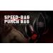 Pro Impact Leather Speed Bag | Pear Shaped for Boxing, MMA & Muay Thai Training | Doorway Hanging or Ceiling | Boxer Accuracy Workout | Punching Trainer - Black XS (5x7) - Buy Online on GoSupps.com