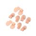 Shoe Insole 10pcs Hammer Straightener Hammer Silicone Gel Spacer Hammer Straightener Bunion Gel Separator Separators for Bunions Pads Gasket
