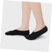 FOMIYES Men's Invisible Boat Socks Separator with Hallux Valgus Protector - Black, 1 Pair - Buy Online on GoSupps.com