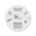 Konad Sealing Plates for Manicure Flowers/Butterflies/Lace M50