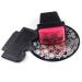 10pcs Round Nail Stamping Plates + Red Stamper - Lace Flower Pattern Nail Art Kit for Perfect Designs - Buy Online on GoSupps.com