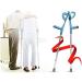 Walking Stick Aluminum Alloy Lightweight Elbow Support Crutches for Elderly Adjustable Walking aids (Rwt807) Warm as Ever - Buy Online on GoSupps.com