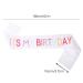 JIAHANG Letters Birthday Tiara Headband & Sash Set - Birthday Girl Gifts | Happy Birthday Accessories - Colorful & White - Buy Online on GoSupps.com