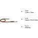 Buy Fat Leather Line 2.20m x 12mm Cognac with Chrome Hook - International Shipping Available - Buy Online on GoSupps.com