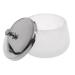 ERINGOGO 1pi ce Frosted Cup Pour D maquillage Avec Couvercle Tasse Ronde Pour Nettoyage De Blanc