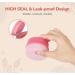 YUPs Travel Cosmetic Jars 3 in 1 Silicone Non- Breakable Refillable Travel Pots for toiletries With Scooping Spoon 36ml (12ml Each) (Pink) - Buy Online on GoSupps.com