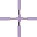 2022 New Ozgkee 2 PCS Yoga Sticks - Stainless Steel Humpback Correction Training Tool for Posture & Stretching - Purple Home Fitness Equipment - Buy Online on GoSupps.com