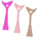 POPETPOP 3pcs Eyeliner Eyeshadow Baffle Tuile Molds Silicone Eyelash Helper Tool Eyelashes Applicator Tool
