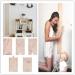 5Pcs Wooden Growth Chart Children's Height Ruler Wall Hanging Height Baby Height Charts Height Ruler Milestone Markers Light House Decorations For Home 40-180cm - Buy Online on GoSupps.com