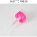 Distributeur de dissolvant de vernis ongles bouteille vide transparente pompe en plastique r cipient liquide rose 180ml D coration jardin - Buy Online on GoSupps.com