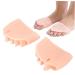 Say Goodbye to Foot Pain - Bunion Corrector Metatarsal Support Toe Separator and Hallux Valgus Pain Relief with Silicone Pads for Day and Night Wear - Pedicure and Manicure Tools Included! (B)