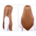 Prettyland Long Hair Wig with Bangs - Orange-Brown Straight Wig for Women | C1109 - International Shipping Available - Buy Online on GoSupps.com