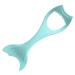 Beatifufu Mascara Brush Mascara Applicator Shield Lash Guard Silicone Makeup Brush Silicone Upper and Lower Mascara Applicator for Women Tools Silica Gel - Miss 15X5.7CM Blue