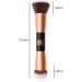 Double Ended Foundation Brush Makeup Concealer Brushes 2-in-1 Contour Brush Flawless Make Up Brush Ideal for Liquid Cream Powder Blending Buffing Concealer - Buy Online on GoSupps.com