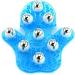 Deep Tissue Massage Roller Glove - 360-degree Metal Roller Ball for Neck, Chest, Foot, Hamstrings, Thighs & Full Body Care - Buy Online on GoSupps.com
