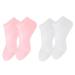 minkissy 4 Pairs Exfoliating Moisturizing Socks Non Socks Heal Socks Cosmetic Moisturizing Socks Foot Care Moisturizer Socks Cracked Heel Care Socks Girl Hydrating Sebs Short Boots