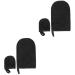 Angoily 2 Sets Tanning Gloves Nail Art Supplies Salon Gloves Manicure Accessories Anti-uv Gloves Soft Tanning Mitt Gel Nail Gloves Uv Protection Lotion Black Agent Self Tan Flocking