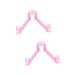 Didiseaon 2pcs Lip Muscle Trainer Oral Exerciser Exerciser Mouth Trainer Lips Shaper Slimming Exerciser Mouth Lips Lift Tightener Lift Tool Mouth Muscle Tightener 9.30X7.70X1.50CMx2pcs Pinkx2pcs