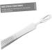 VINTORKY 3pcs Clip Blackhead Comedone Mole Removal Scissor Removal Tweezers Kit Stainless Steel Silver - Buy Online on GoSupps.com