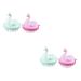 Frcolor 4 pieces massage shampoo comb scalp massage Brush massage brush for the scalp head massager for hair brush for curly hair shampoo brush for the scalp headwear